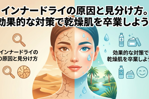 インナードライの原因と見分け方。効果的な対策で乾燥肌を卒業しよう！