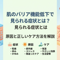 肌のバリア機能低下で見られる症状とは？原因と正しいケア方法を解説