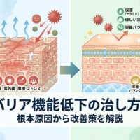 肌のバリア機能低下の治し方とは?根本原因から改善策を解説