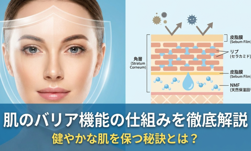 肌のバリア機能の仕組みを徹底解説。健やかな肌を保つ秘訣とは？
